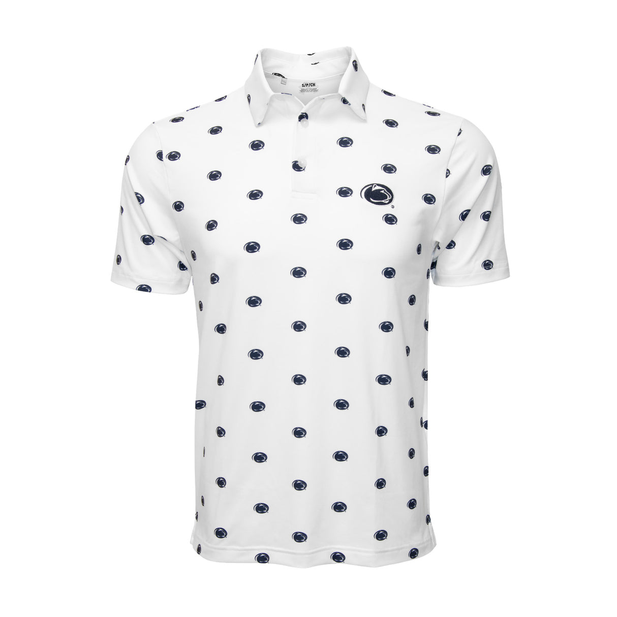 Penn State Under Armour Gameday Logo All Over Polo Dress Shirt