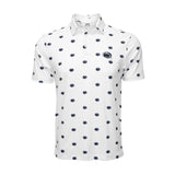 Penn State Under Armour Gameday Logo All Over Polo Dress Shirt
