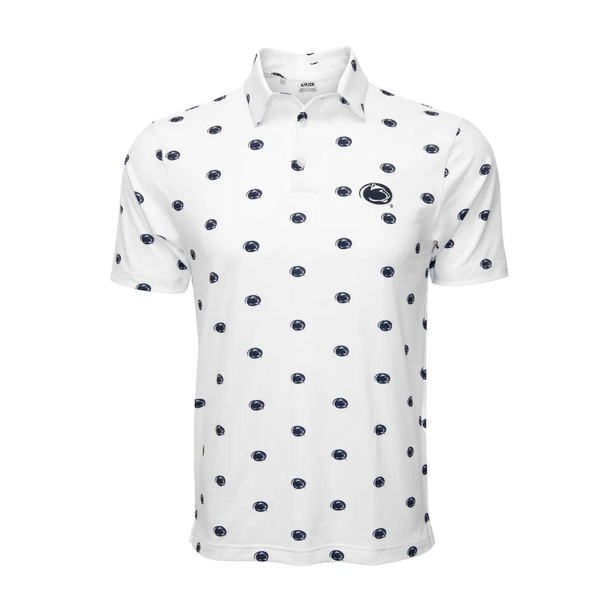 Penn State Under Armour Gameday Logo All Over Polo Dress Shirt
