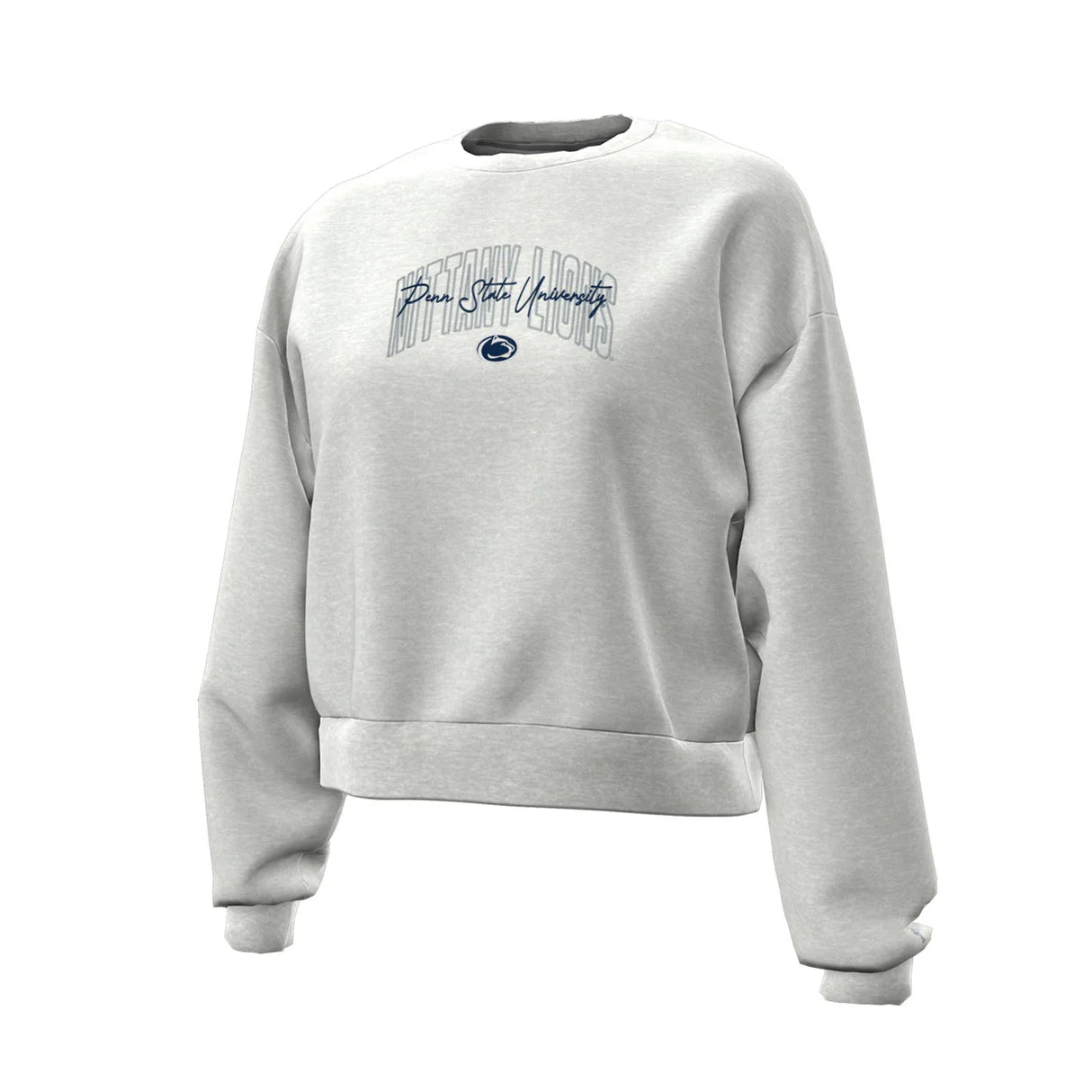 Penn State Under Armour Women's Icon Waist-Length Cropped Crewneck Sweatshirt