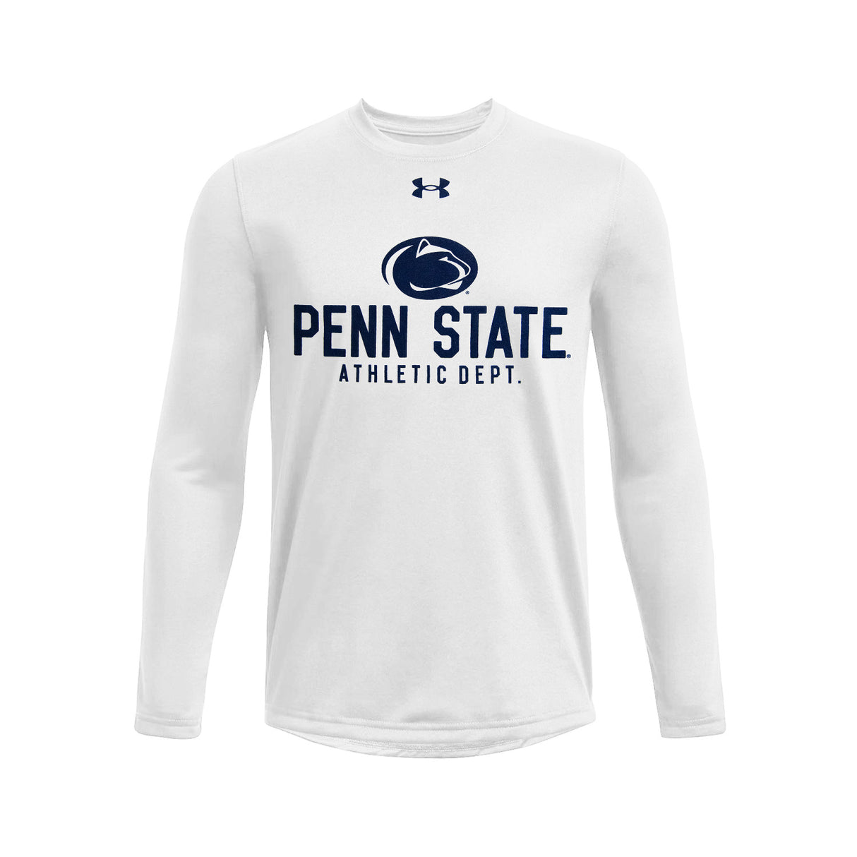 Penn State Under Armour Youth Tech Stretch Long Sleeve Shirt