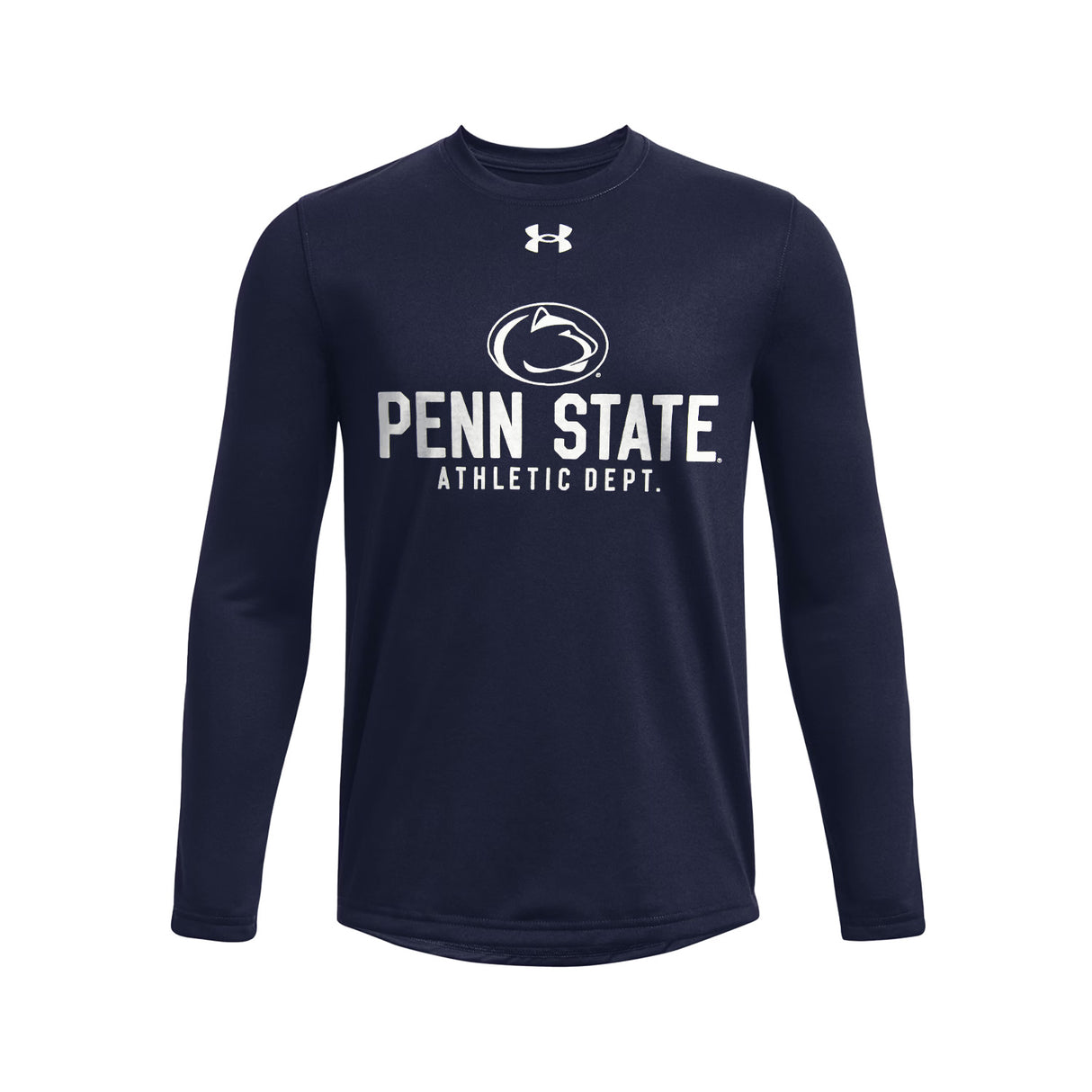 Penn State Under Armour Youth Tech Stretch Long Sleeve Shirt