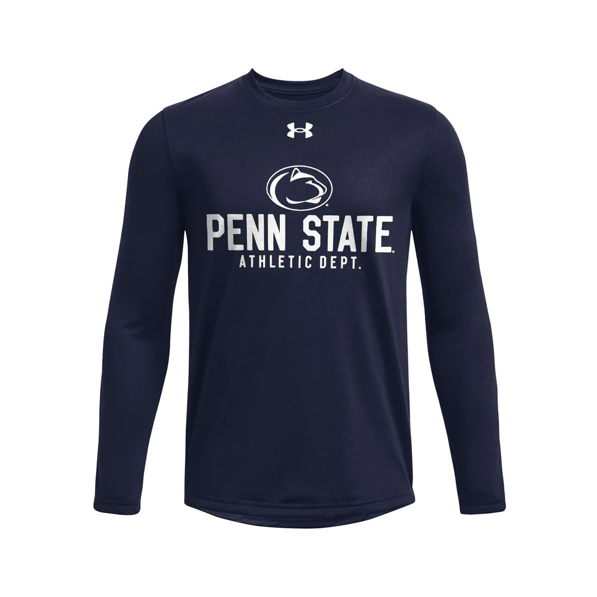 Penn State Under Armour Youth Tech Stretch Long Sleeve Shirt