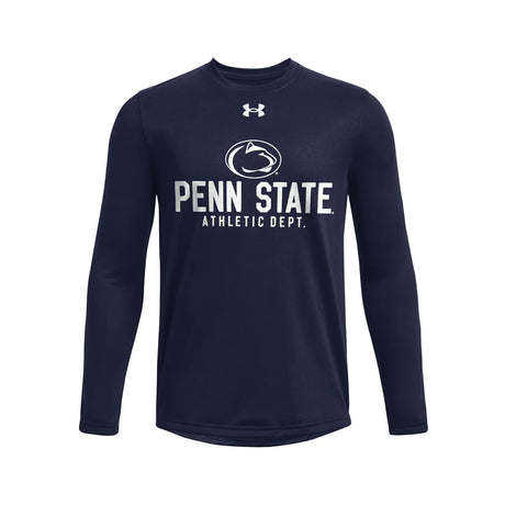 Penn State Under Armour Youth Tech Stretch Long Sleeve Shirt