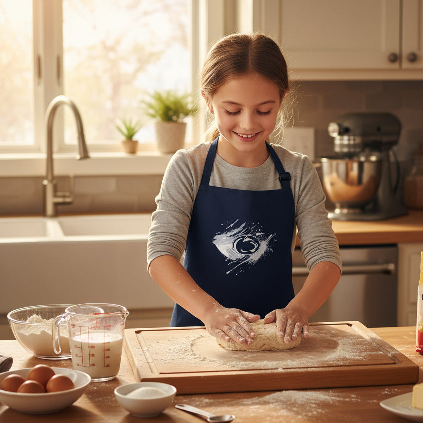 Penn State Youth Apron Messy Logo
