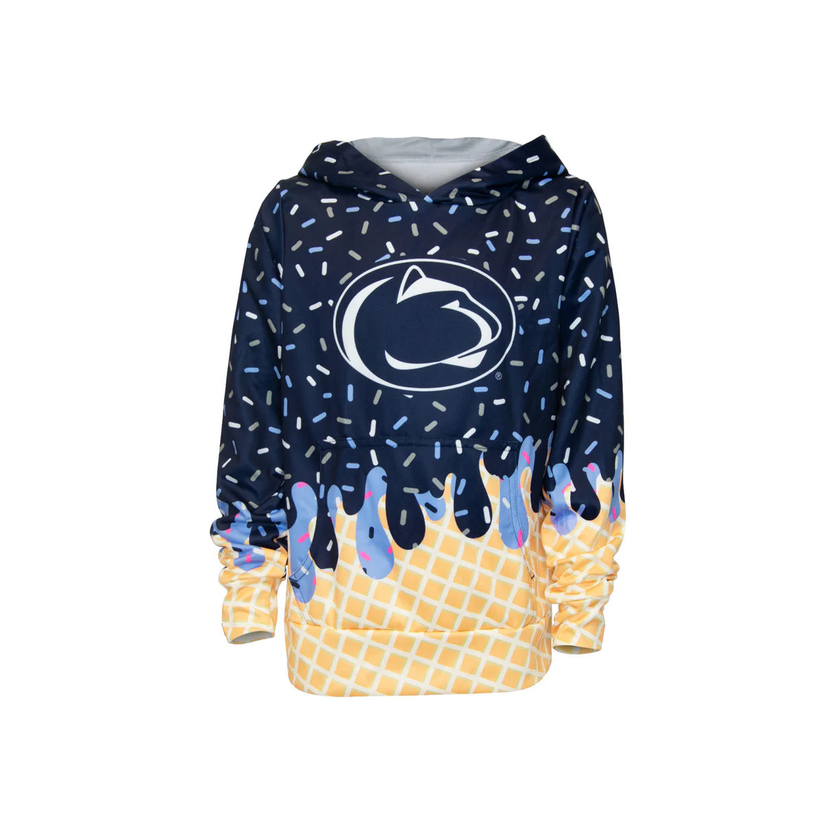 Penn State Youth Ice Cream Drip Hooded Sweatshirt