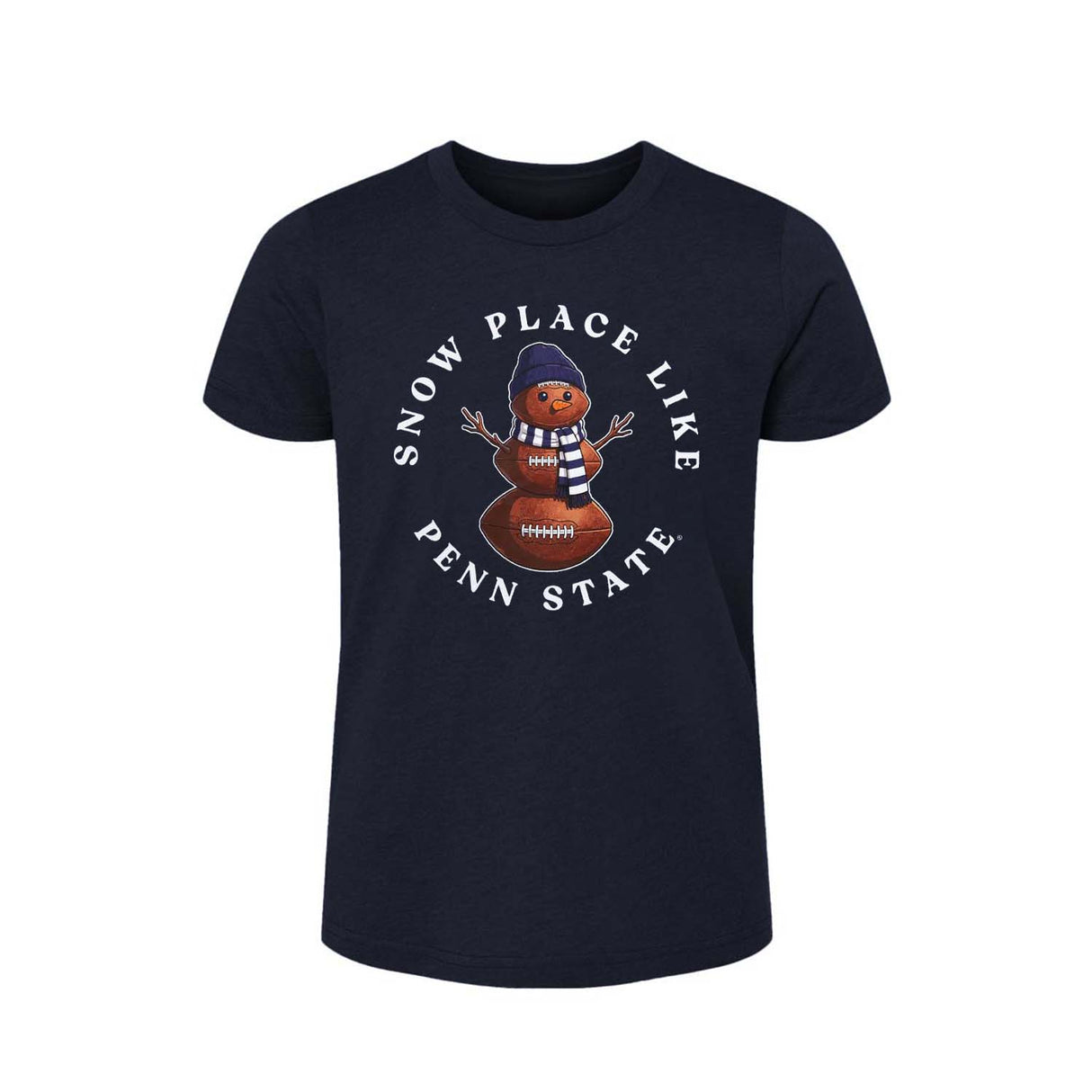 Penn State Youth Football Snowman T-Shirt