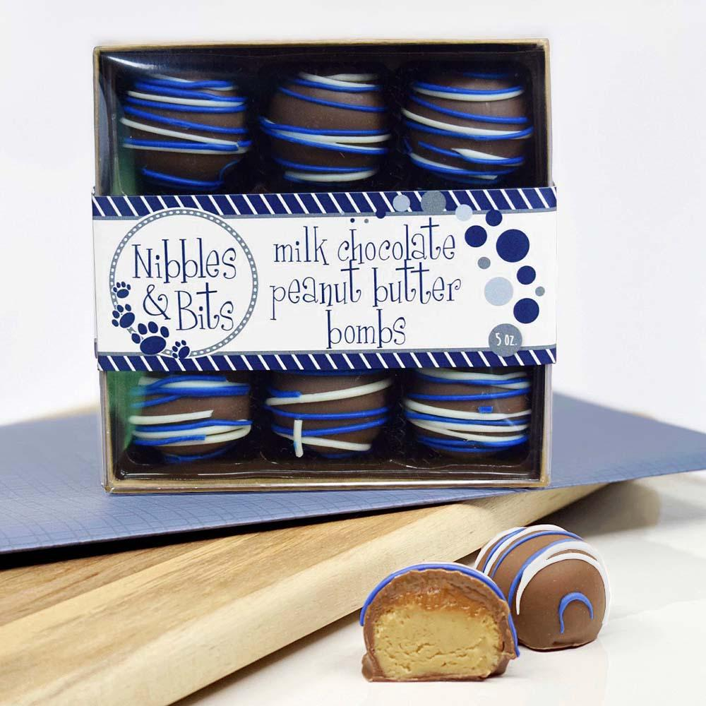 Nibbles and Bits Milk Chocolate Peanut Butter Bombs