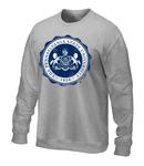 Penn State Distressed Seal Crew Sweatshirt HTHR