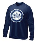 Penn State Distressed Seal Crew Sweatshirt NAVY