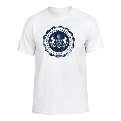 Penn State Distressed Seal T-Shirt WHITE