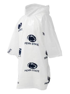 Penn State Repeat Logo Poncho WHITE