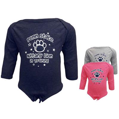The Family Clothesline - Penn State Infant Long Sleeve Training Creeper