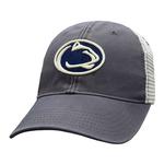 Penn State Logo Trucker Hat DGREY