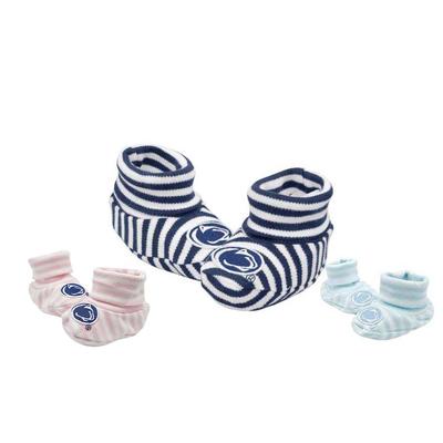 Creative Knitwear - Penn State Infant Striped Booties