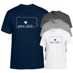  Penn State Heart State T- Shirt