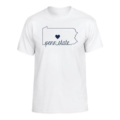 Penn State Heart State T-Shirt WHITE