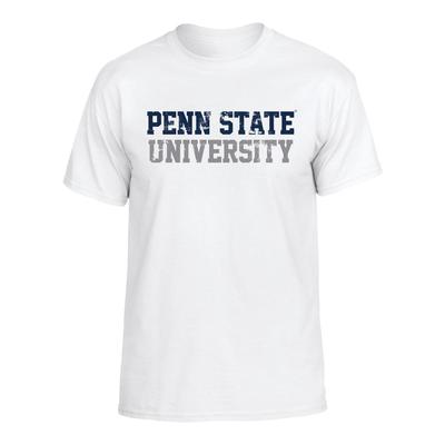 Penn State University Distressed T-Shirt WHITE
