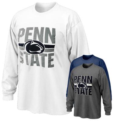 The Family Clothesline - Penn State Nittany Lions Adult Stripe Long Sleeve