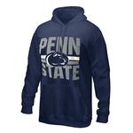Penn State Nittany Lion Stripe Hooded Sweatshirt NAVY