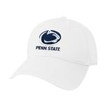 Penn State Adult Logo Block Relaxed Twill Hat WHITE