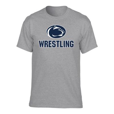 Penn State Adult Wrestling Logo T-Shirt HTHR