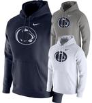 Penn State Nike Men's NK PO Fleece Club Hooded Sweatshirt