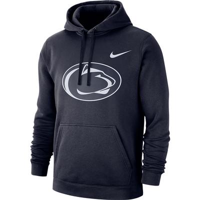 Penn State Nike Men's NK PO Fleece Club Hooded Sweatshirt NAVY
