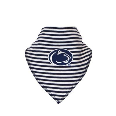 Penn State Infant Striped Bandana Bib NW