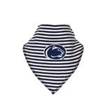 Penn State Infant Striped Bandana Bib N/W