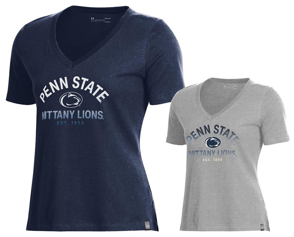 Penn State Under Armour Women S Perf V Neck T Shirt Tshirts