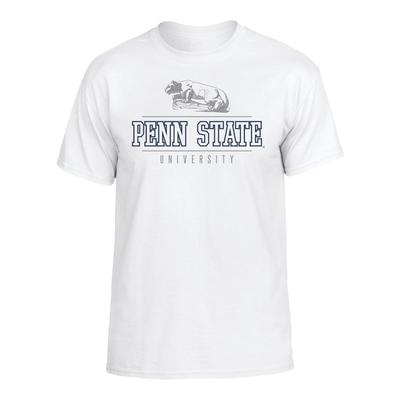 Penn State Adult Lion Shrine T-Shirt WHITE
