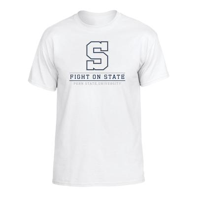 Penn State Adult Fight On State T-Shirt WHITE
