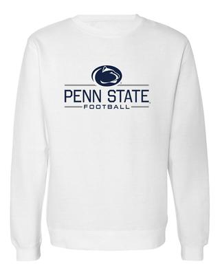 Penn State Football Crew Sweatshirt WHITE