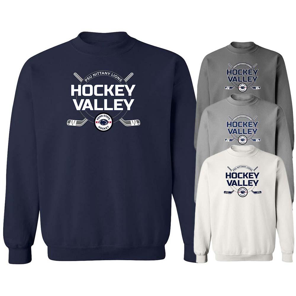 Penn State Hockey Valley Puck Tshirt in Navy by The Family Clothesline