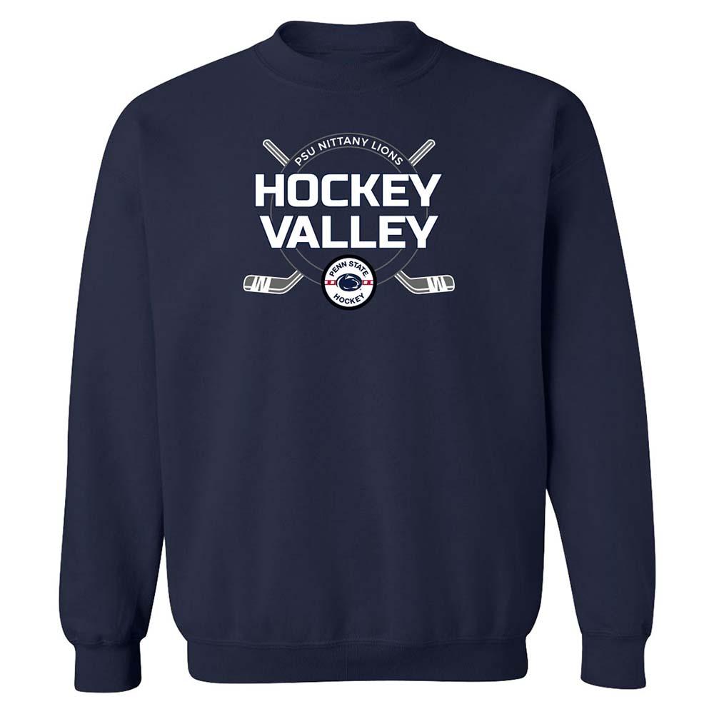 Penn State Hockey Valley Puck Tshirt in Navy by The Family Clothesline