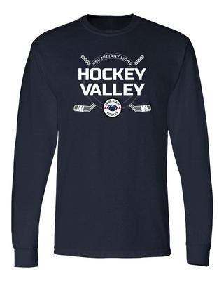 Penn State Hockey Valley Puck Long Sleeve NAVY