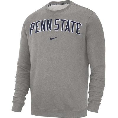 Penn State Nike Men's Club Crew Sweatshirt DGREY