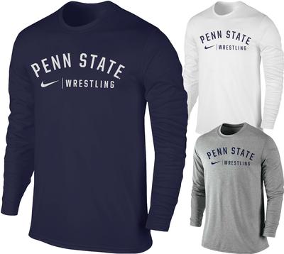 NIKE - Penn State Nike Men's Wrestling Long Sleeve T-Shirt