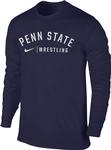 Penn State Nike Men's Wrestling Long Sleeve T-Shirt NAVY