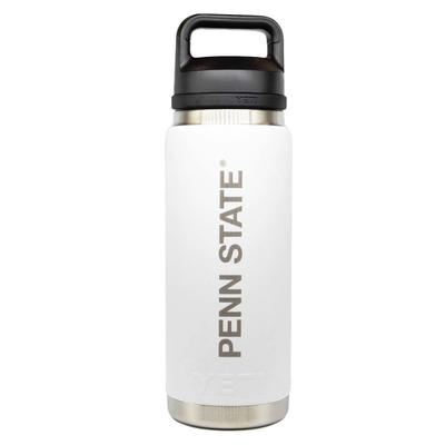 Penn State Yeti 26oz Rambler Chug Cap Bottle WHITE