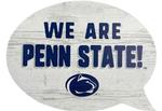 Penn State Wooden Word Bubble NAVY