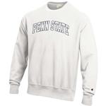 Penn State Champion Men's Reverse Weave Crew Sweatshirt WHITE