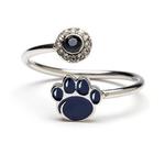 Penn State Nittany Lion Paw Wrap Ring STEEL