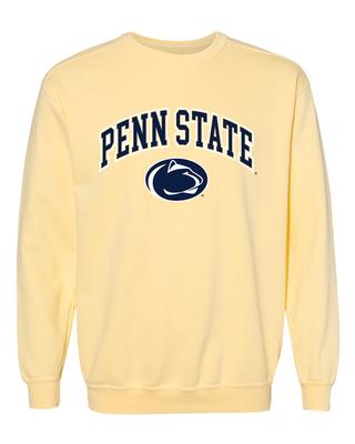 Penn State Arch Logo Comfort Colors Crew Sweatshirt BUTTE