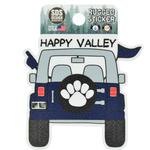 Happy Valley Rugged Jeep Sticker