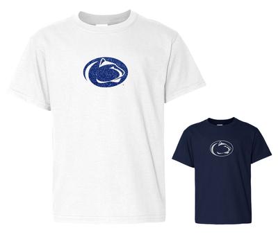The Family Clothesline - Penn State Youth Sparkle Logo T-shirt