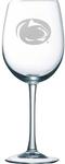 Penn State Logo 12oz. White Wine Glass CLEAR
