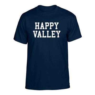Happy Valley Block Adult T-shirt NAVY