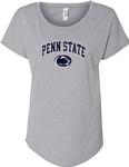 Penn State Women's Relaxed Dolman Arch Logo T-Shirt GREY